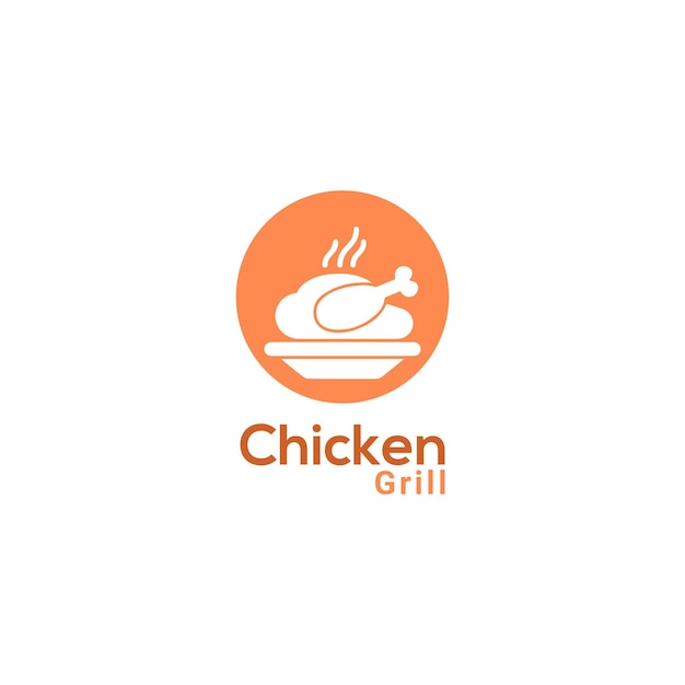 plantilla vectorial de diseño de logotipo de pollo