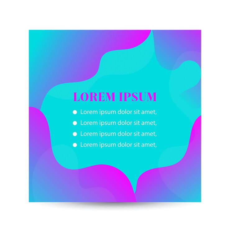plantilla vectorial de diseño de publicaciones de Instagram