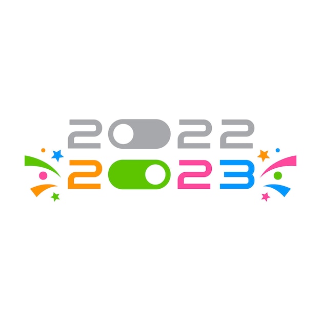 Plantilla vectorial editable en modo HNY