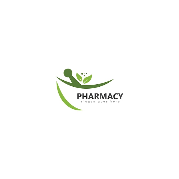 plantilla vectorial del icono de la farmacia