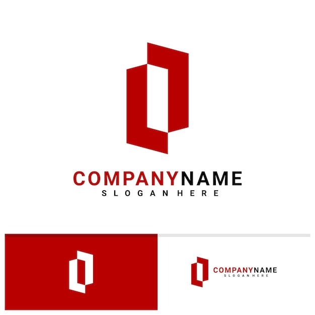 Una plantilla vectorial de logotipo Conceptos creativos de diseño de logotipo O 1
