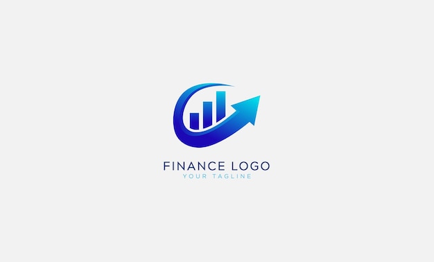 Plantilla vectorial de logotipo contable y financiero