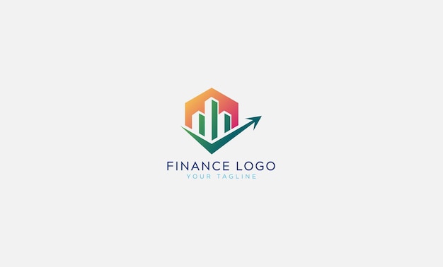 Plantilla vectorial de logotipo contable y financiero
