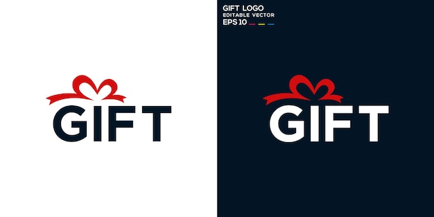 plantilla vectorial de regalo logotipo afecto cumpleaños romántico especial de San Valentín EPS 10