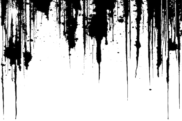plantilla vectorial de textura monocromática grunge negra para la textura de fondo textura abstracta