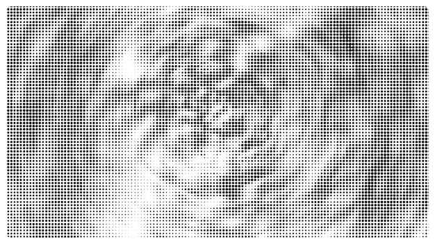 plantilla vectorial de textura redonda y media tonalidad creativa