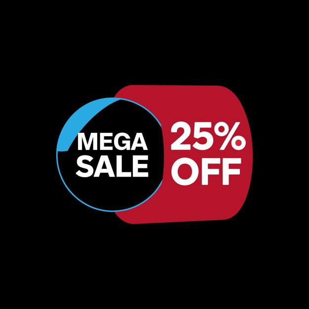 plantilla de venta de mega descuento