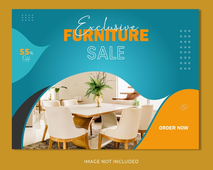 Plantilla de venta de muebles en las redes sociales