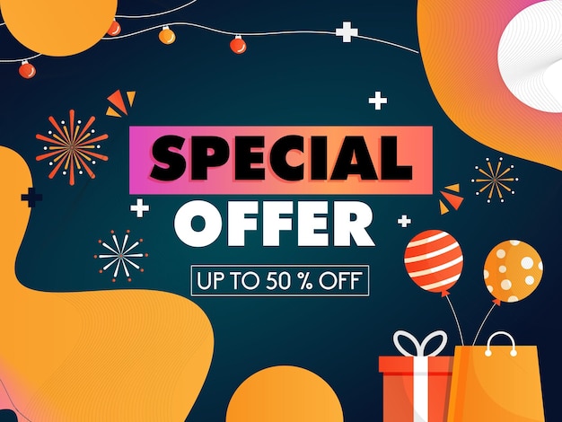 Plantilla de venta de oferta especial o año nuevo