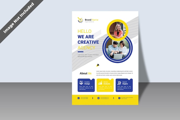 Plantilla de volante creativo de negocio