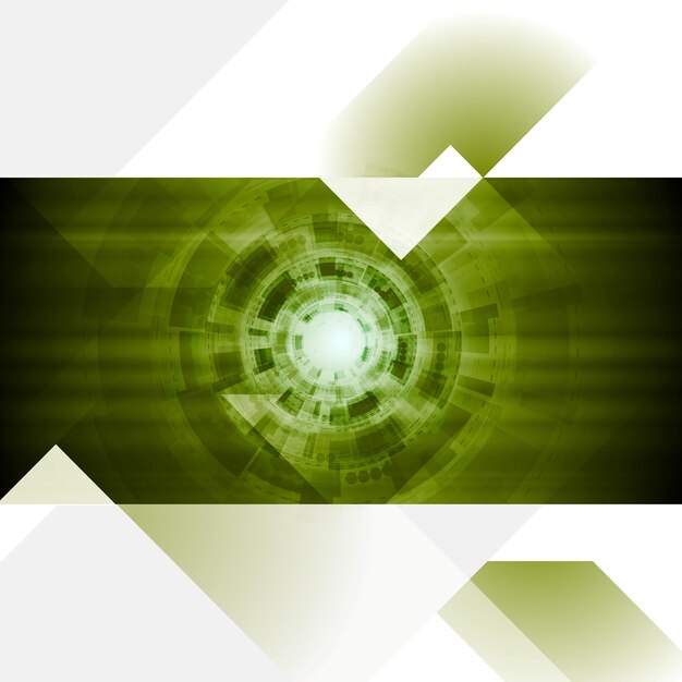 plantilla de volante de ingeniería técnica abstracta