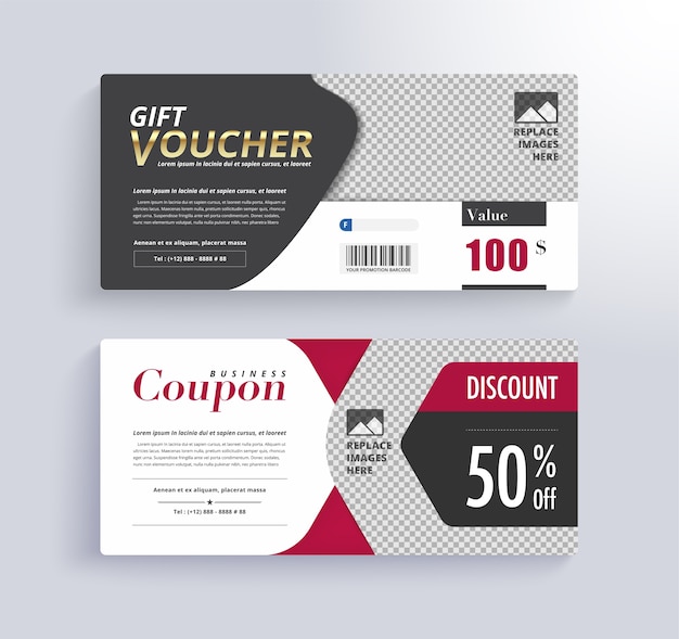 Plantilla de voucher de regalo