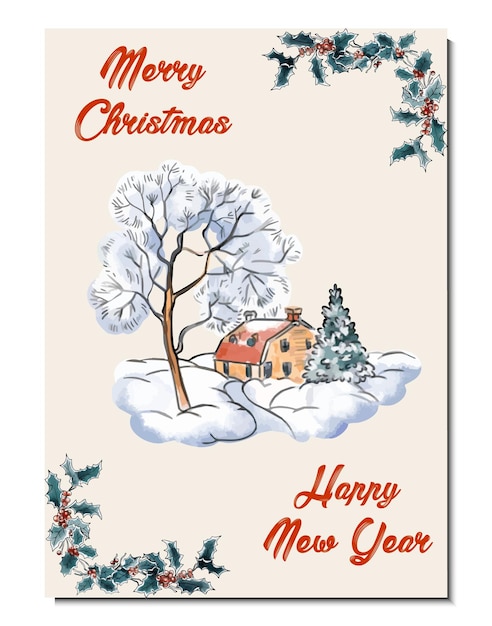 Plantillas de arte modernas, antiguas y universales. Tarjetas corporativas e invitaciones para Navidad, Año Nuevo.