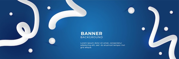 Plantillas de banner azul diseñadas para la web. Banner o telón de fondo azul simple con formas geométricas como textura, utilizable como telón de fondo o elemento de diseño. Mosaico pixelado tridimensional.