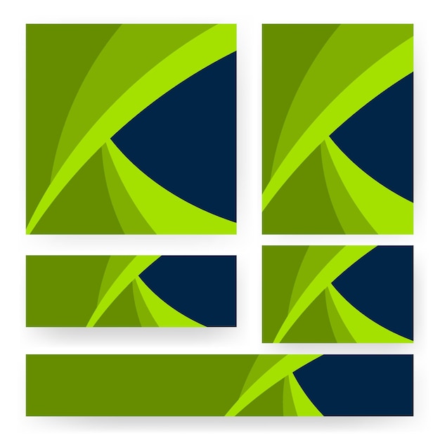 Plantillas de banner de textura de cortina de onda para negocios