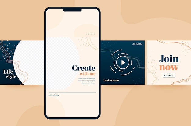 Plantillas de carrusel de instagram