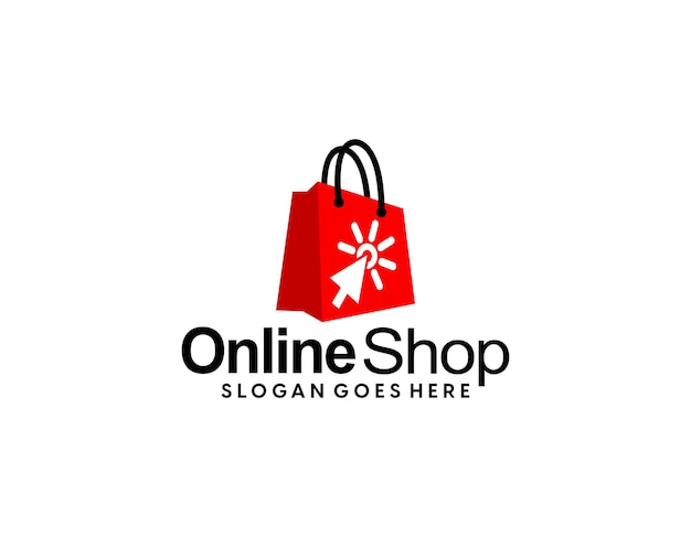 Plantillas creativas de logotipos de tiendas online