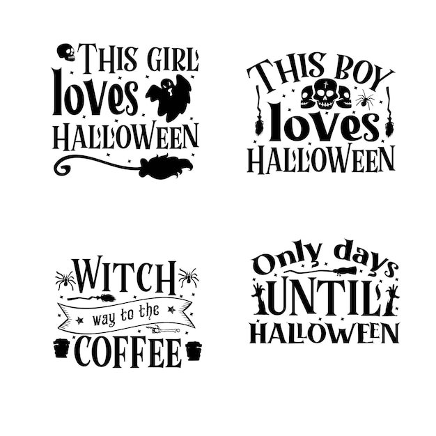 Plantillas de diseño de camisetas de Happy Halloween