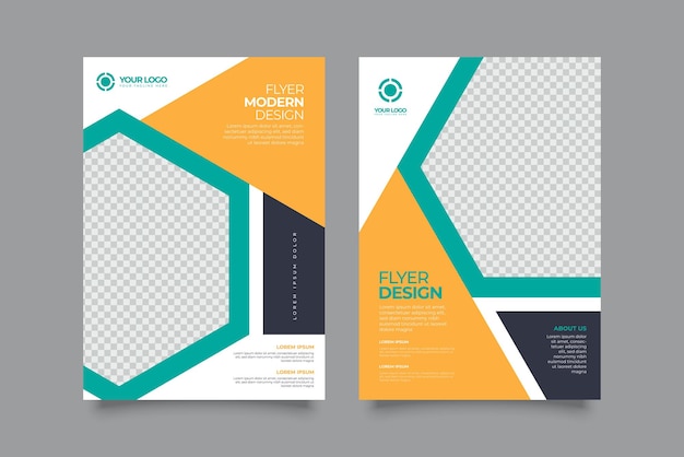 Plantillas de diseño de folletos vectoriales