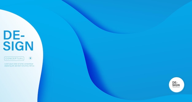 plantillas de diseño de fondo de banner de color abstracto