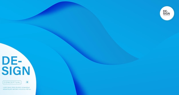 plantillas de diseño de fondo de banner de color abstracto