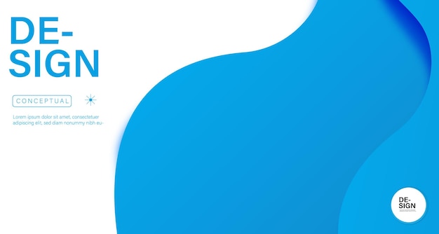 plantillas de diseño de fondo de banner de color abstracto