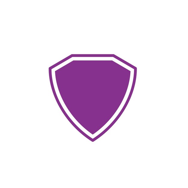 Las plantillas de diseño de iconos de escudo son simples y modernas