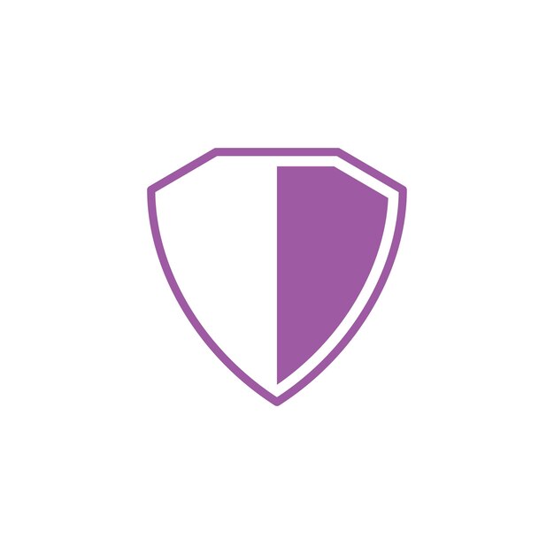 Las plantillas de diseño de iconos de escudo son simples y modernas