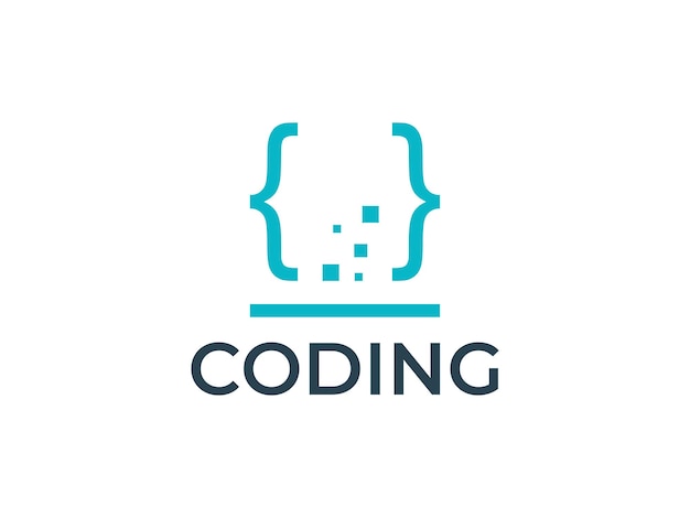 plantillas de diseño de logotipo de datos de código