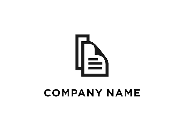 plantillas de diseño de logotipo de doc abstracto