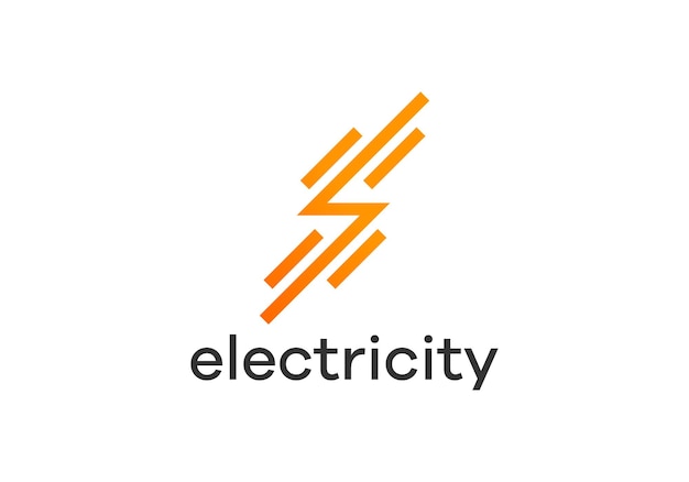 plantillas de diseño de logotipo de electricidad flash