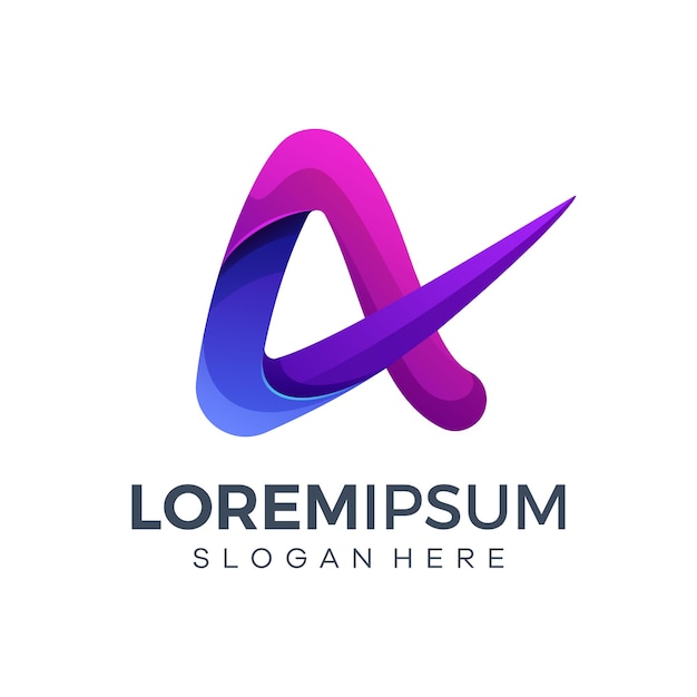 Plantillas de diseño de logotipo letra A