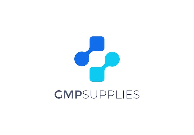 plantillas de diseño de logotipo moderno gmp