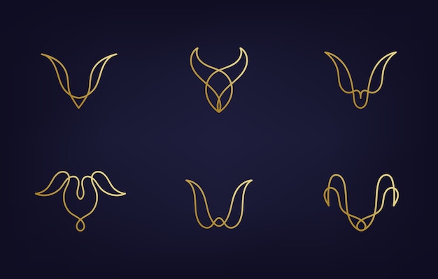 plantillas de diseño de logotipo moderno minimalista