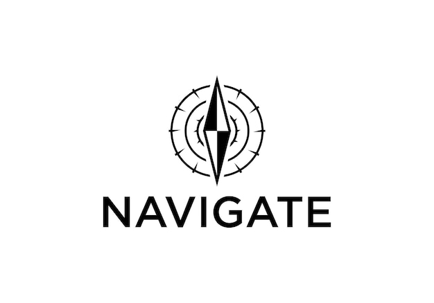 plantillas de diseño de logotipo de navegación