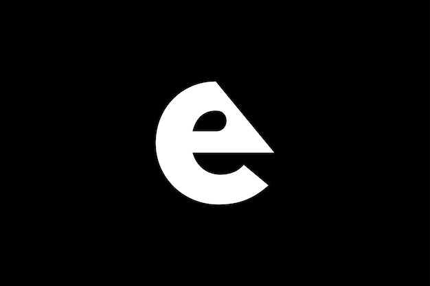 Las plantillas de diseño de logotipos de la letra e Camaleón