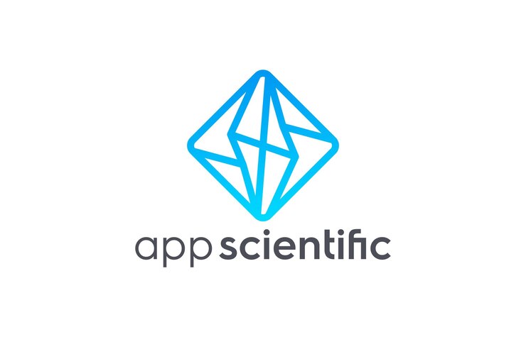 Vector plantillas de diseño de logotipos poligonales y de tecnología científica