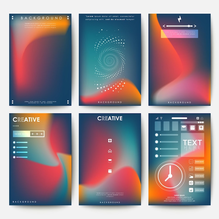 Vector plantillas de diseño de página para proyectos empresariales conceptos modernos de ilustración vectorial para sitios web y mafia