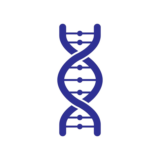 plantillas de diseño de vectores de íconos de ADN