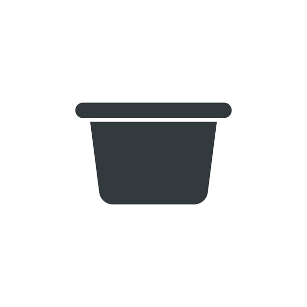 Plantillas de diseño de vectores de iconos de contenedores de alimentos