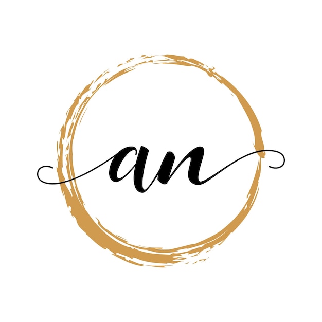 Plantillas de diseño de vectores de logotipo de belleza inicial