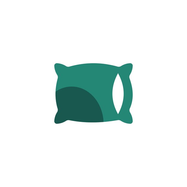 plantillas de diseño vectorial de iconas de almohada