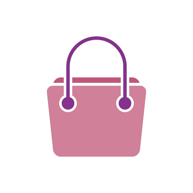 plantillas de diseño vectorial de iconas de bolsas de compras