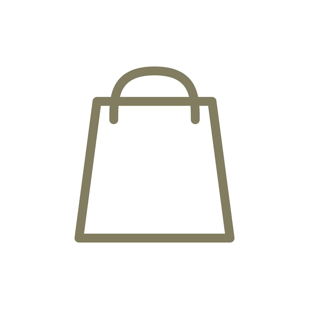 plantillas de diseño vectorial de iconas de bolsas de compras