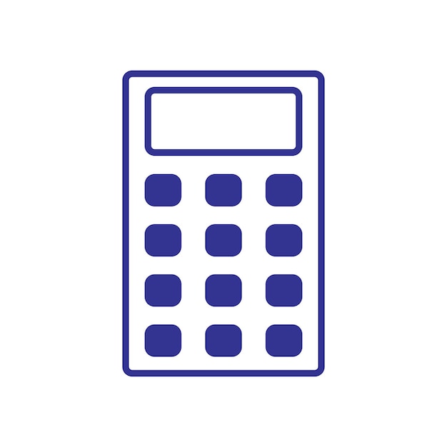 plantillas de diseño vectorial de iconas de calculadoras