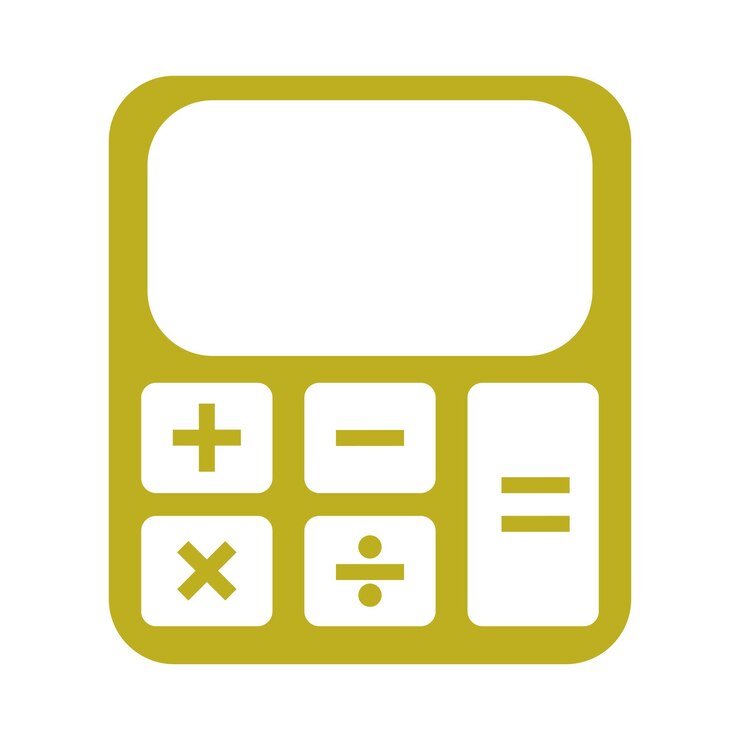 Vector plantillas de diseño vectorial de iconas de calculadoras