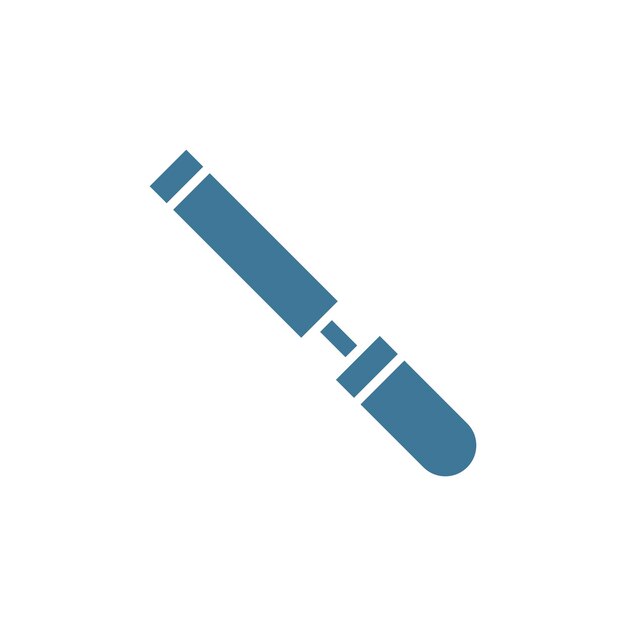 Plantillas de diseño vectorial de iconas de cincel de madera concepto simple y moderno