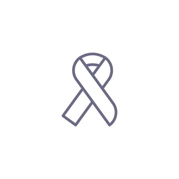 plantillas de diseño vectorial de iconas de cinta de cáncer