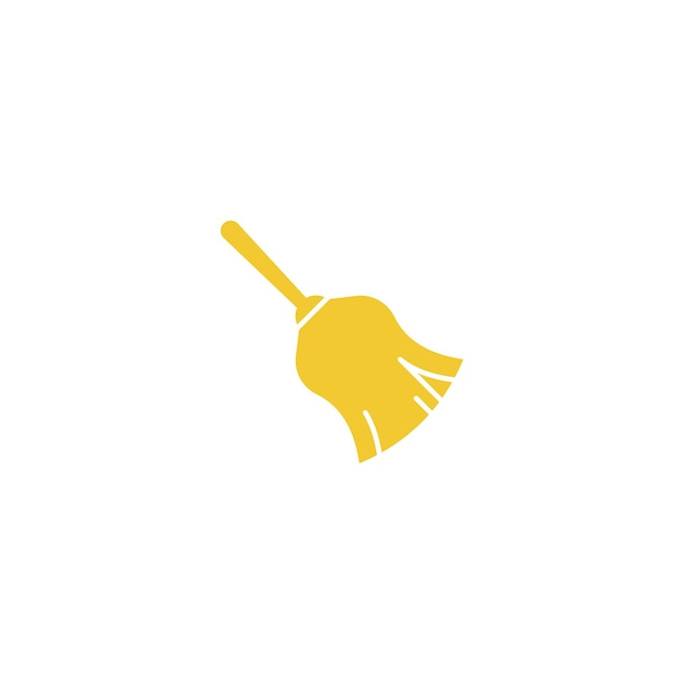 plantillas de diseño vectorial de iconas de escoba