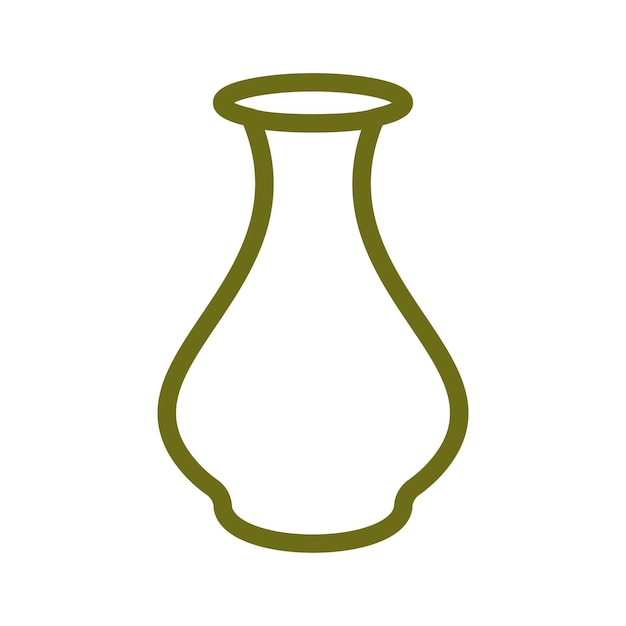 plantillas de diseño vectorial de iconas de jarrones